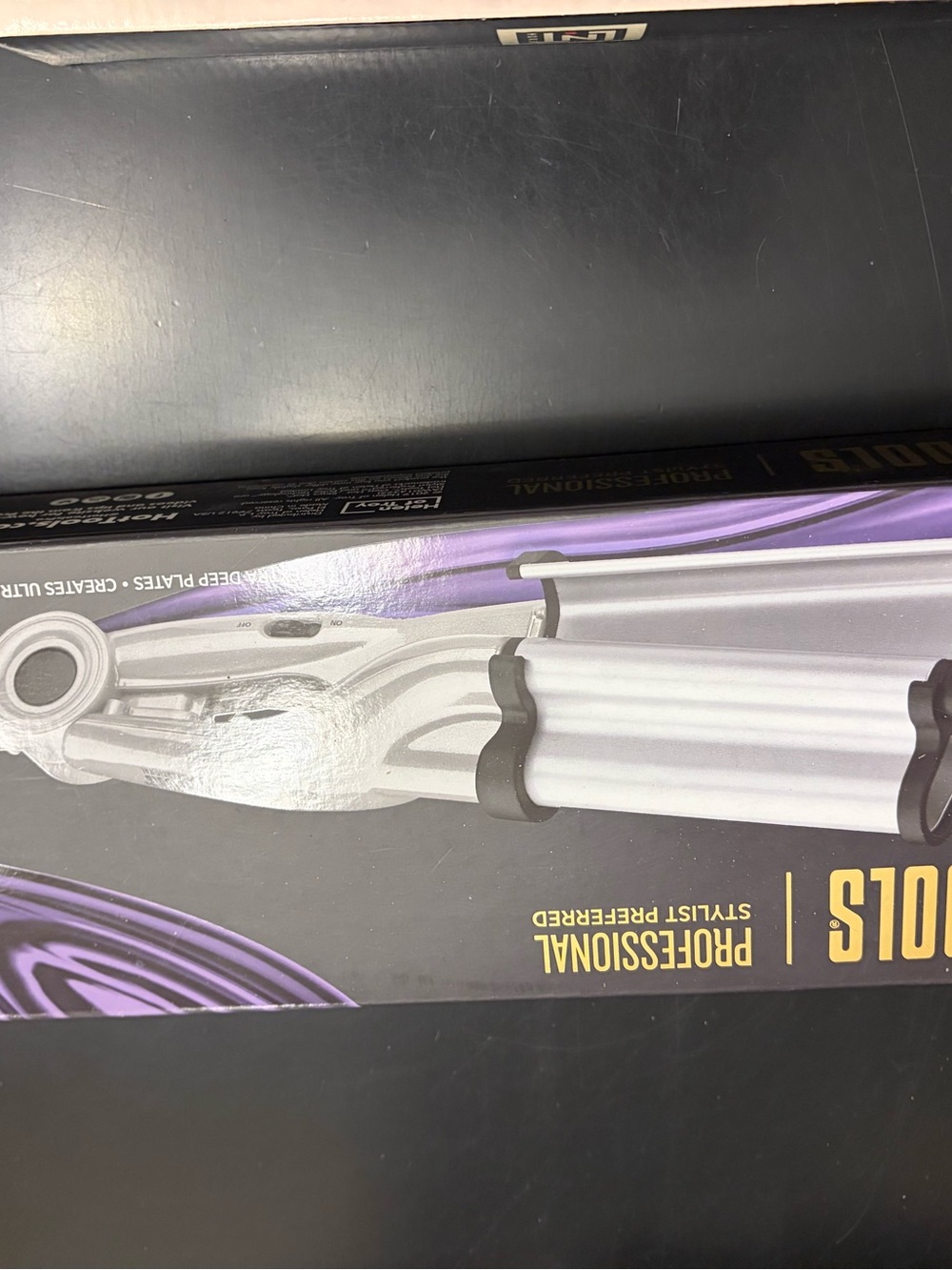 Professional Triple Barrel Hair Waver in Purple - Unbranded